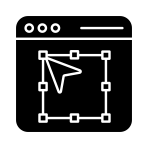 Selection Tool, Graphic Tool, Design Tool, Edit Tool, Photoshop Tool icon