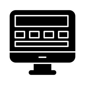 Web Layout, Web Design, Web Mockup, Webs Template, Web Interface icon