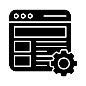 Web Setting, Web Configurations, Web Development, Web Management, Website Setting icon