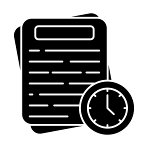 Project Time, Project Target, Project Deadline, Project Timeline, Project Time icon