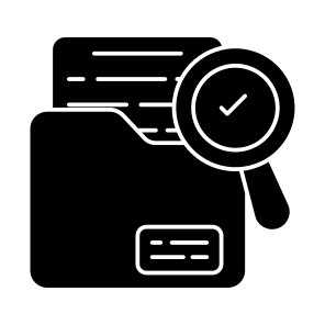 Search Folder, Search Document, Doc, Archive, Binder icon