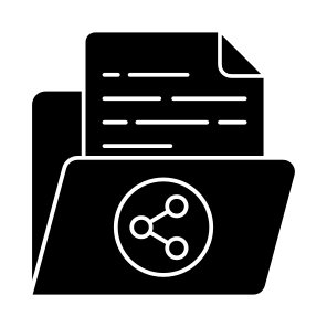 Share Folder, Share Document, Doc, Archive, Binder icon