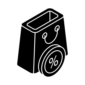 Shopping Discount, Shopping Bag, Shopping , Discount, Online Shopping icon