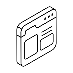 Web Design, Web Layout, Web Content, Website Design, Web Template icon