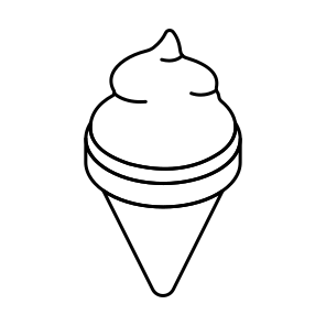Ice Cream Cone, Ice Cream , Dessert, Sweet, Confectionery icon