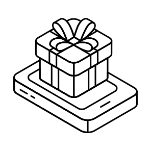 Mobile Gift, Online Gift, Online Present, Mobile Present, Giftbox icon