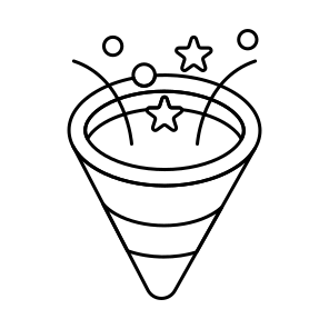 Popper, Confetti, Cracker, Celebration, Decorative Accessory icon