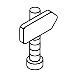 Roadboard, Signboard, Info Board, Guideboard, Fingerboard icon
