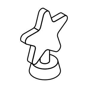 Trophy, Achievement, Cup, Star Award, Reward icon
