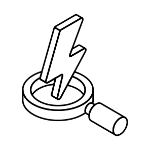 Search Power, Search Energy, Power Analysis, Energy Analysis, Find Power icon
