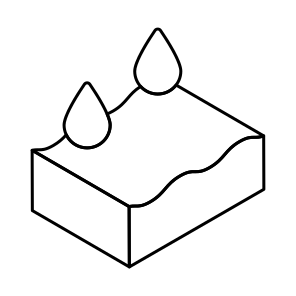 Water Drops, Aqua, Liquid, Raindrops, Droplets, Icon icon