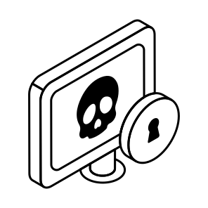 Online Danger, Online Hacking, Laptop Danger, System Hacking, Cybercrime icon