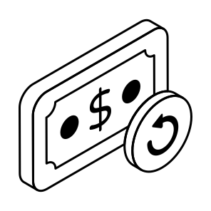 Paper Currency, Banknote, Money, Cash, Dollar icon