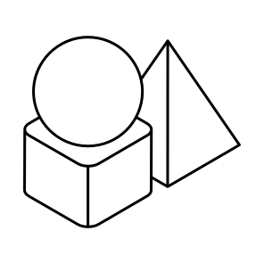 Geometric Shapes, Basic Shapes, Math Shapes, Mathematics Shapes, Math Designs, icon