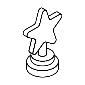 Trophy, Achievement, Cup, Star Award, Reward icon