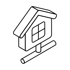 Network Home, Smart House, Iot, Internet Of Things, Smart Building icon