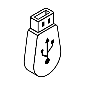 Usb, Pendrive, Universal Serial Bus, Flash Drive, Hardware, icon