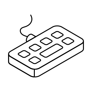 Wired Keyboard, Input Device, Computer Accessory, Computer Tool, Computer Equipment icon