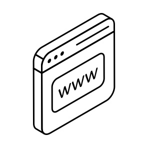 Www, World Wide Web, Web Research, Web Browsing, Web Network icon