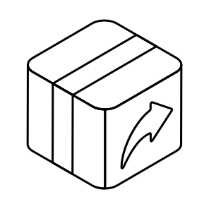Parcel Return, Package Return, Order Return, Parcel Reback, Packages Refund icon