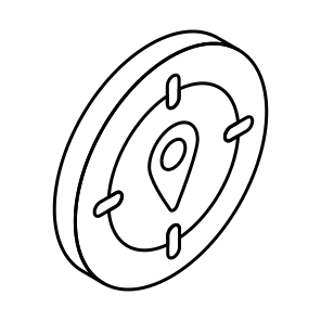 Targeted Location, Direction, Gps, Navigation, Geolocation icon