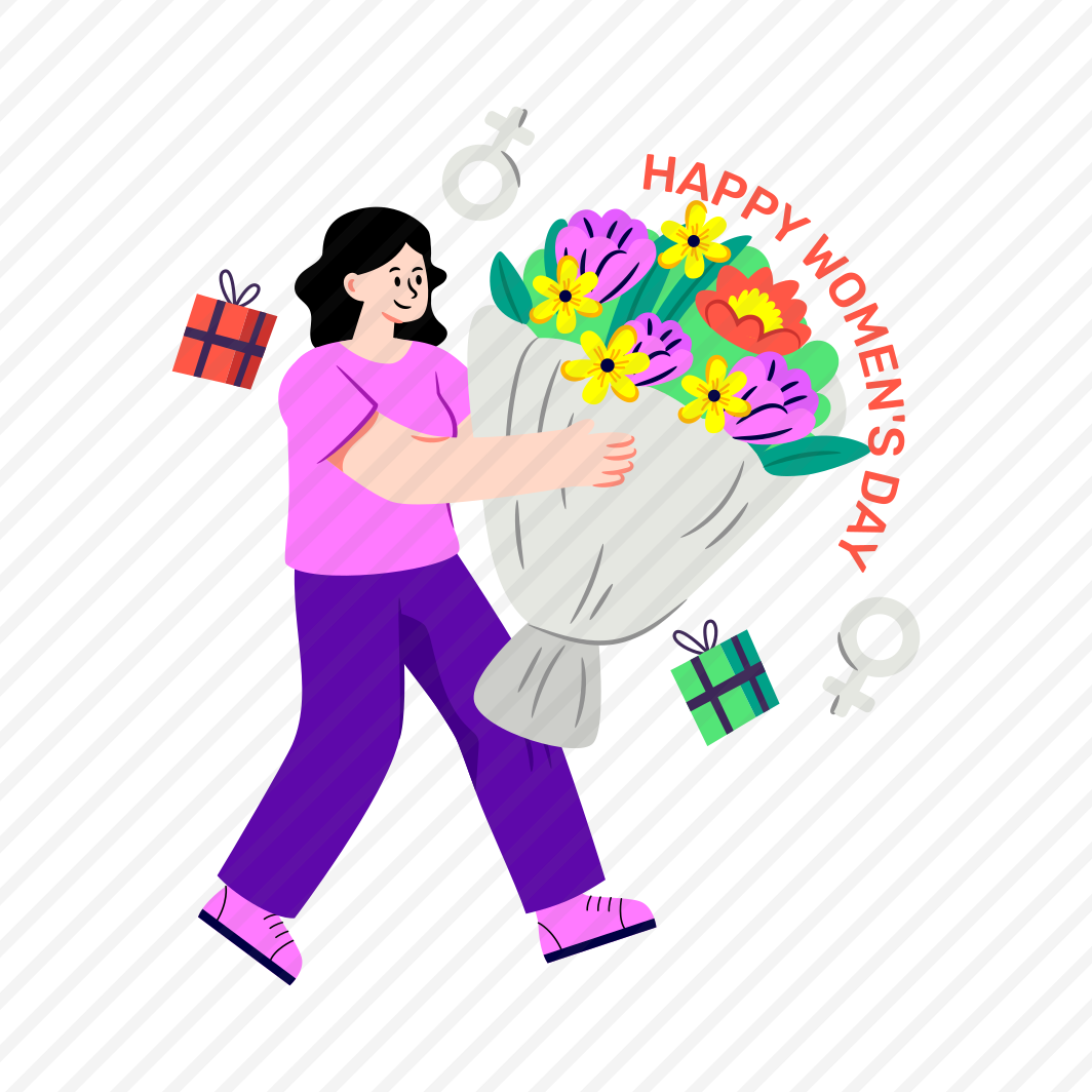 Happy Women's Day, Women's Day Celebration, Women's Day Event, Women's Day Bouquet, Feminist Day, preview