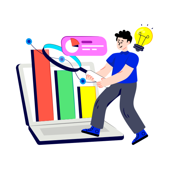 Business Presentation, Graphical Representation, Data Analyst, Statistics, Infographic, illustration