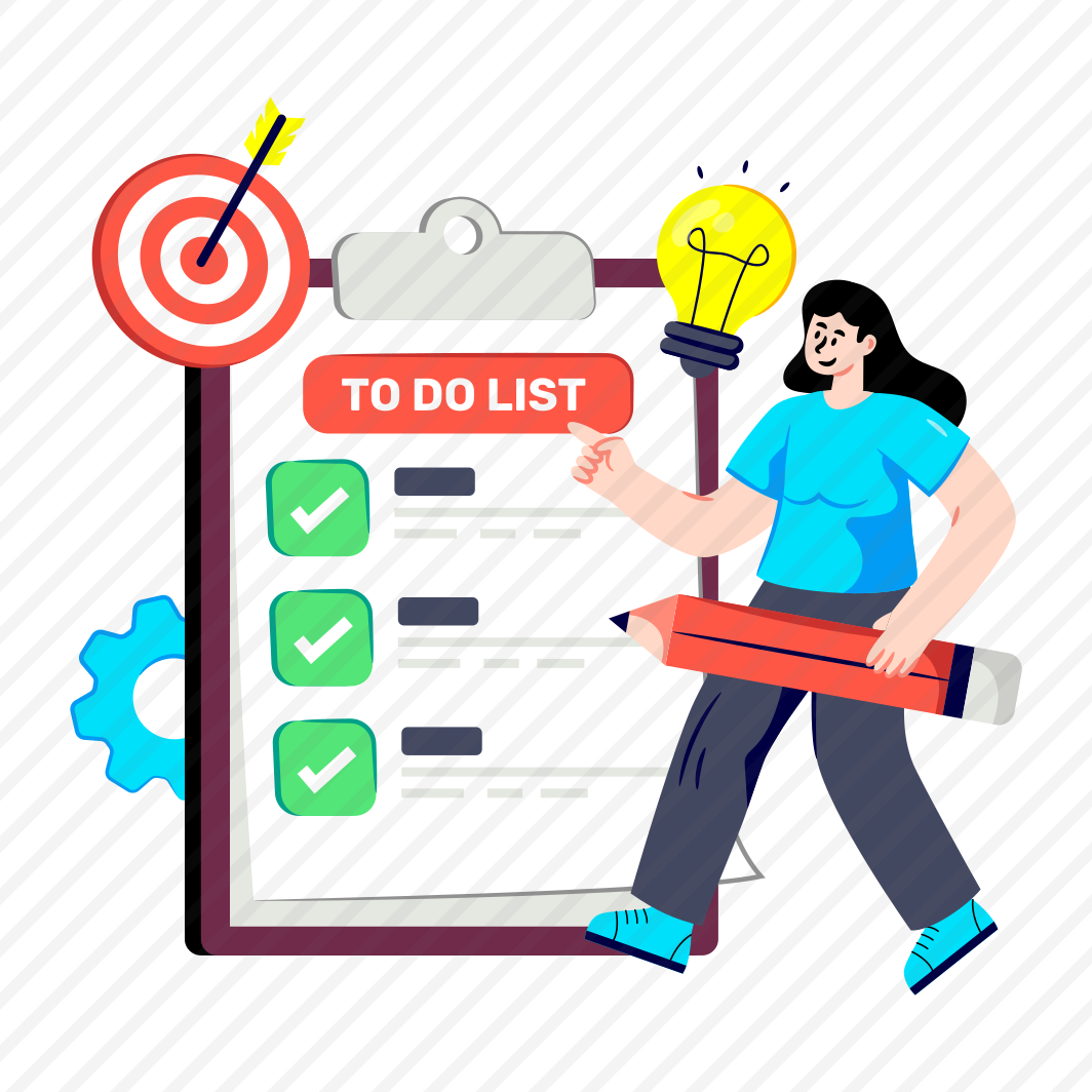 Checklist, Shopping List, Target List, Todo List, Agenda, preview