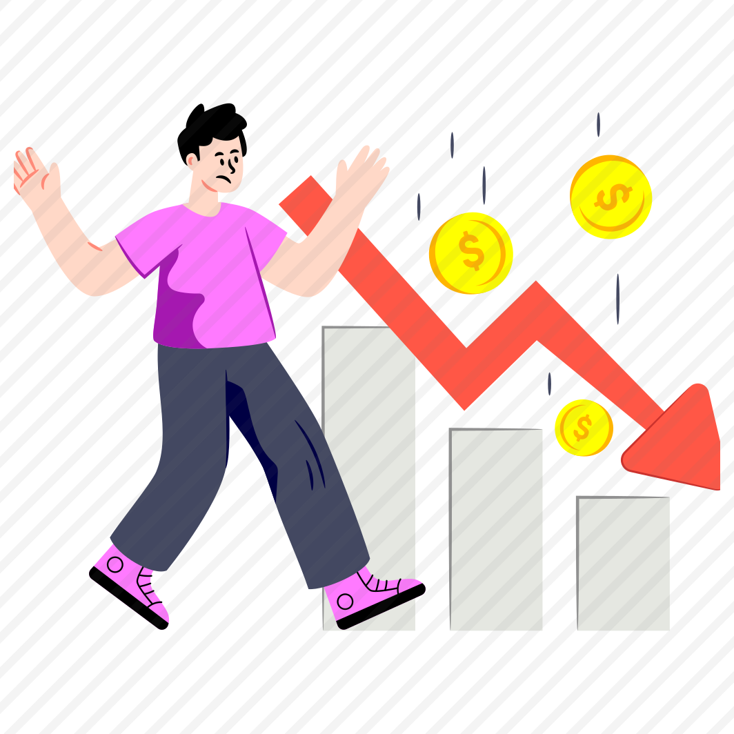 Financial Loss, Financial Recession, Data Analytics, Infographic, Statistics, preview