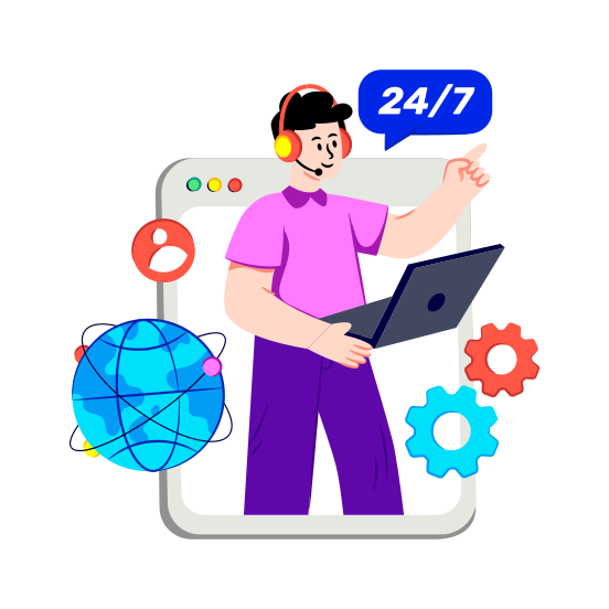  Hr Helpline,  Hr Hotline, Customer Support, Customer Service, Customer Service Representative, illustration