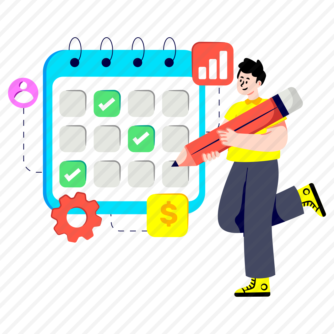 Schedule Management,, Calendar, Daybook, Target Planner preview