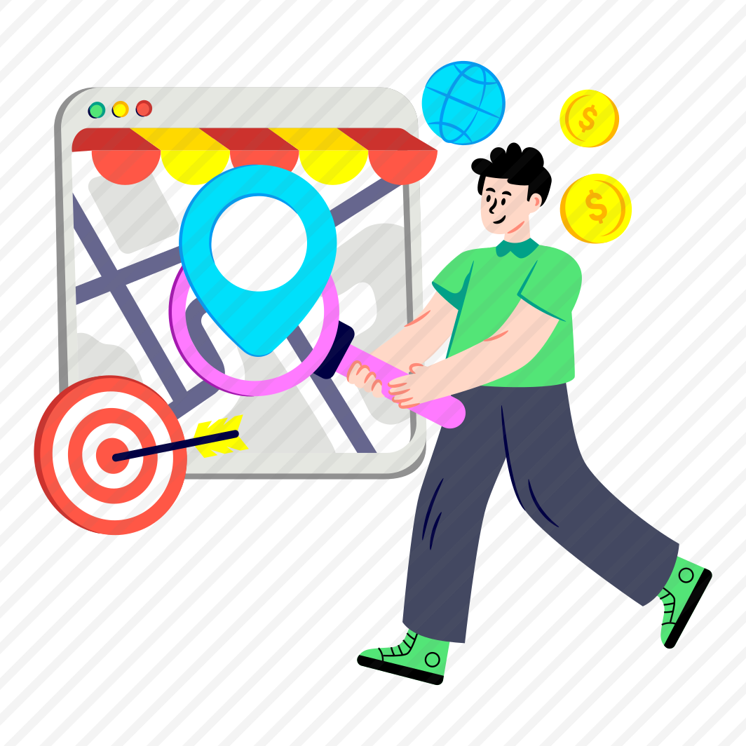 Search Target Location, Search Direction, Location Analyst, Find Location, Location Exploration preview