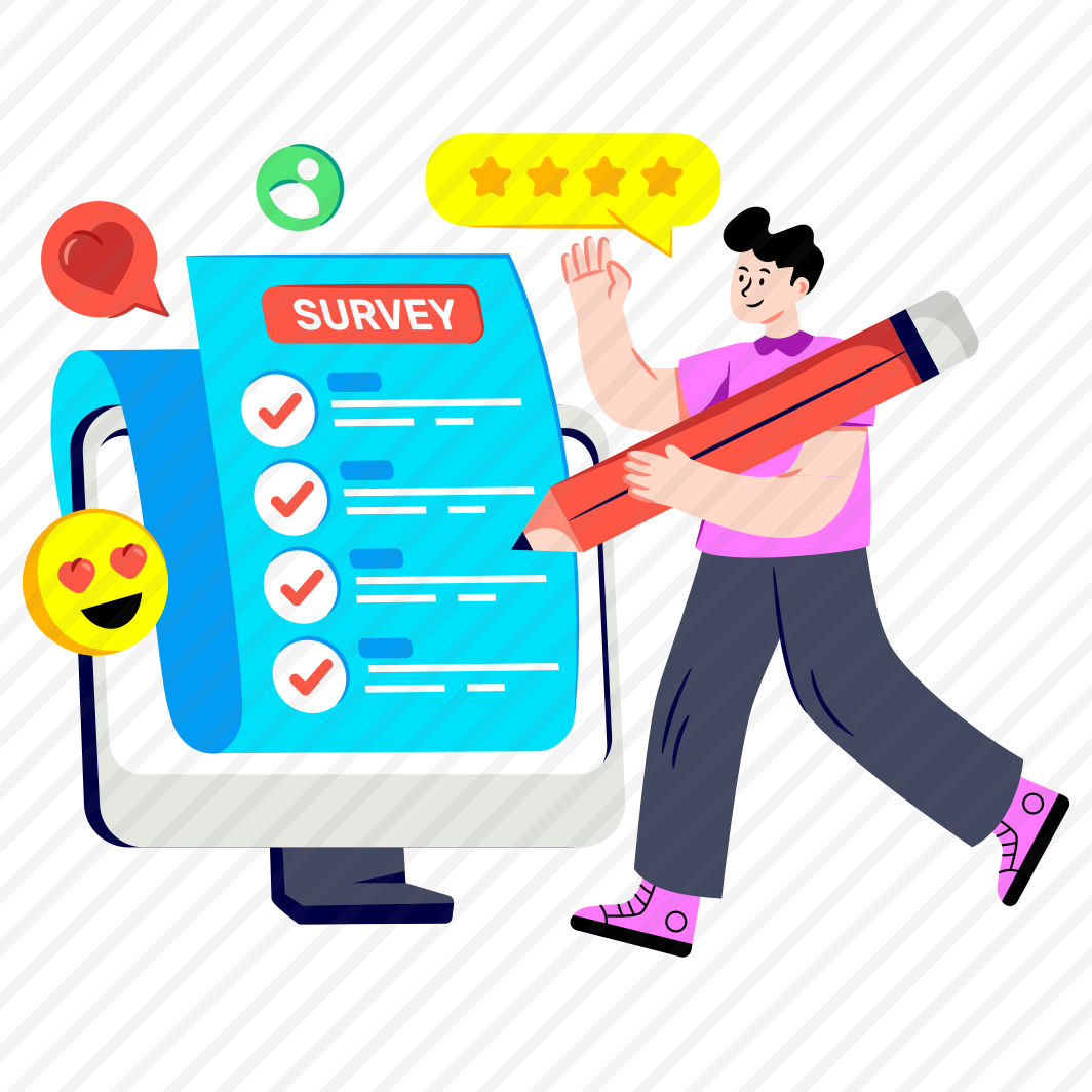 Survey List, Customer Review, Customer Ratings, Feedback Form, Customer Response preview