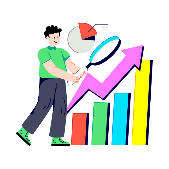 Business Presentation, Graphical Representation, Data Analysis, Statistics, Infographic, illustration