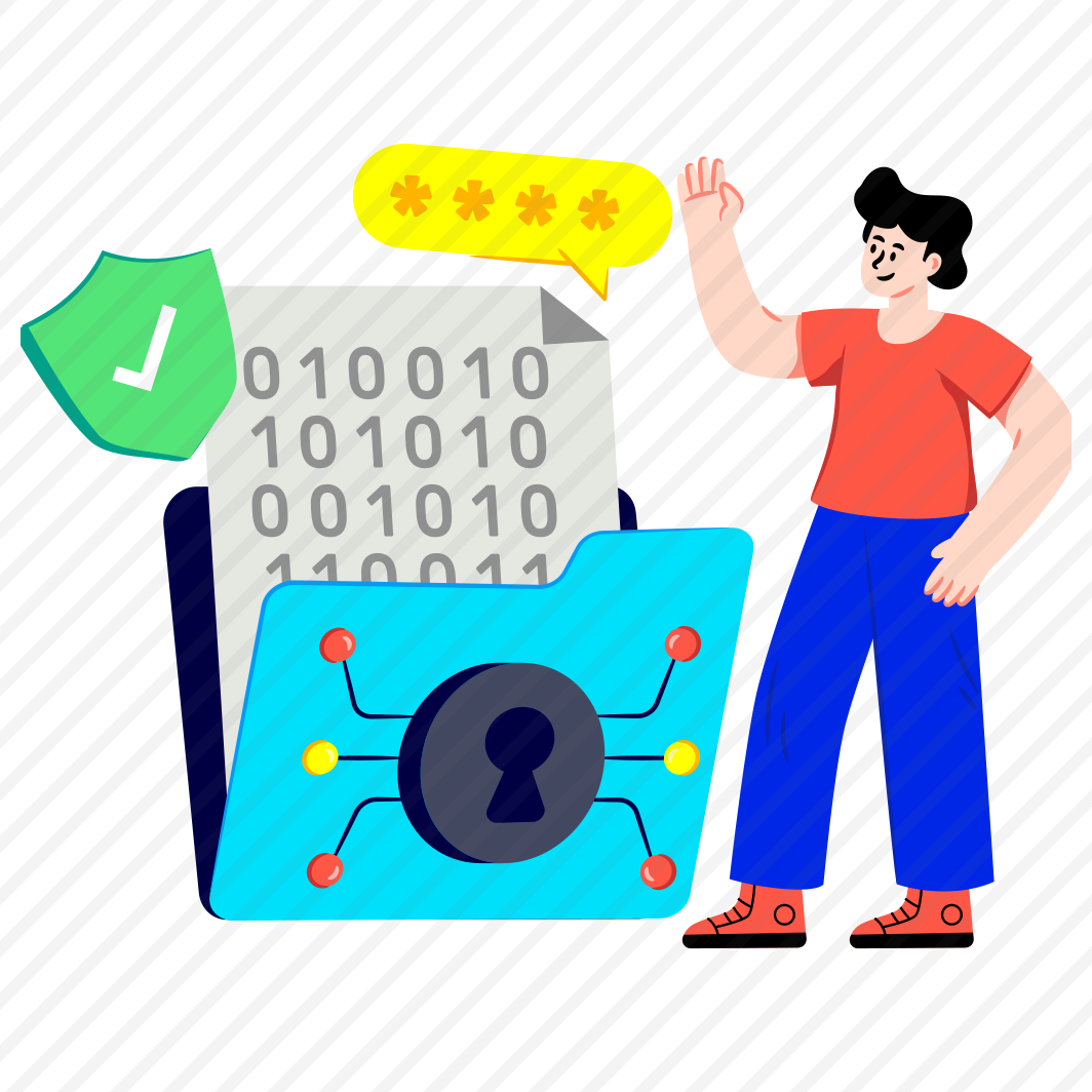 Locked Binary Folder, Secure Binary Data, Secure Document, Data Security, Data Protection, preview