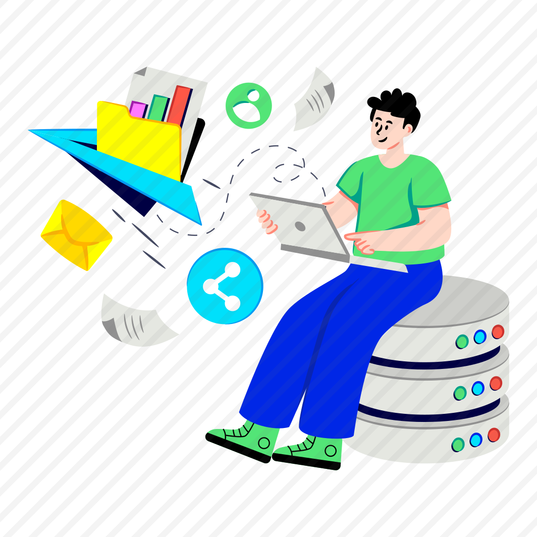 Share Data, Share Document, Share Archive, Share Folder, Data Send preview