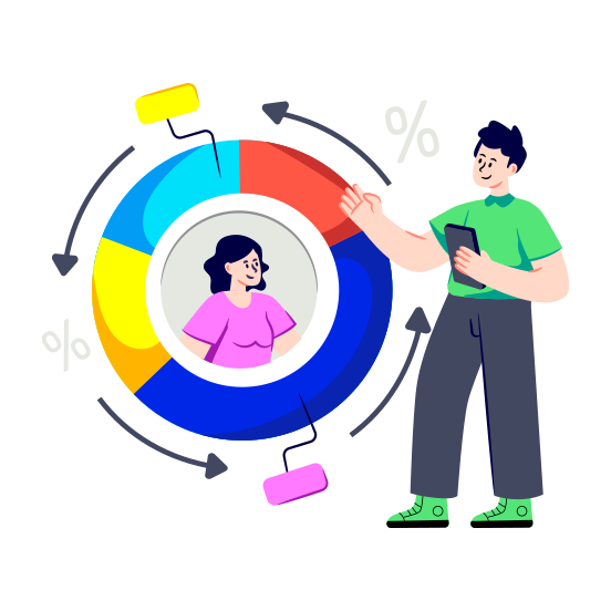 User Analytics, User Infographic, User Chart, User Graph, User Data, illustration