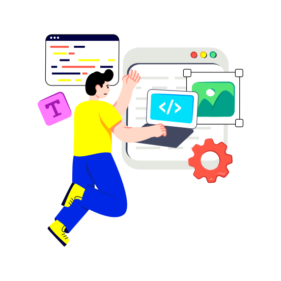 Interactive Website Design, Engaging Website Design, Dynamic Website Design, Web Design Management, Web Design Development illustration