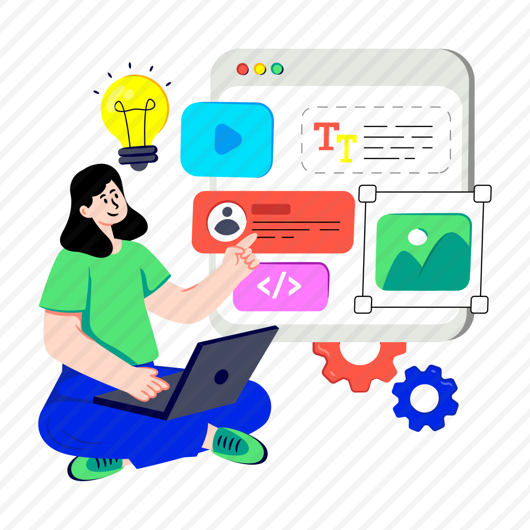 Web Designing, Website Designing, Website Layout, User Interface, User Experience preview