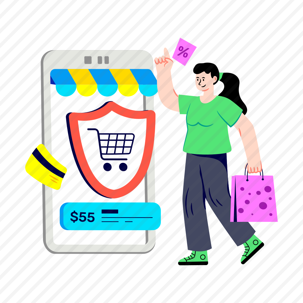 Mobile Card Payment, Online Payment, Epayment, Ecommerce, Secure Shopping Payment preview