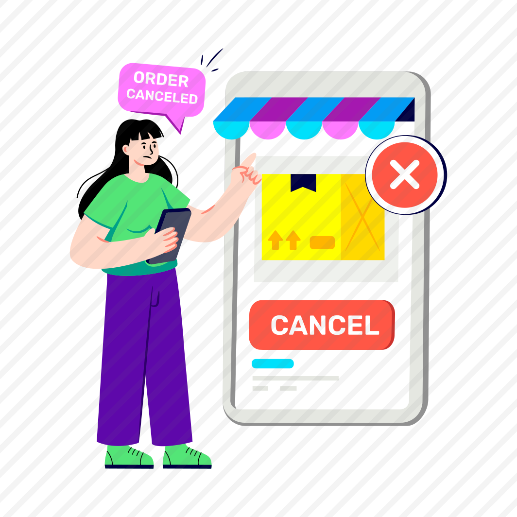Order Cancel, Parcel Cancel, Package Cancel, Order Denied, Order Deleted preview