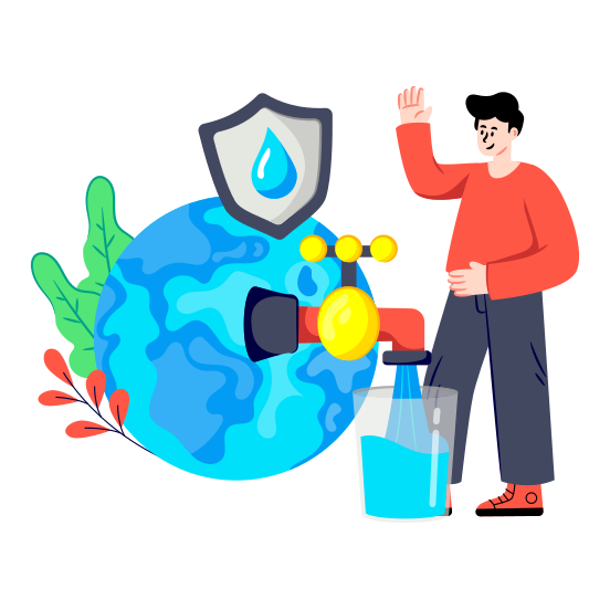 World Water Day, Global Water Day, Earth Water Day, International Water Day, Universal Water Day, illustration