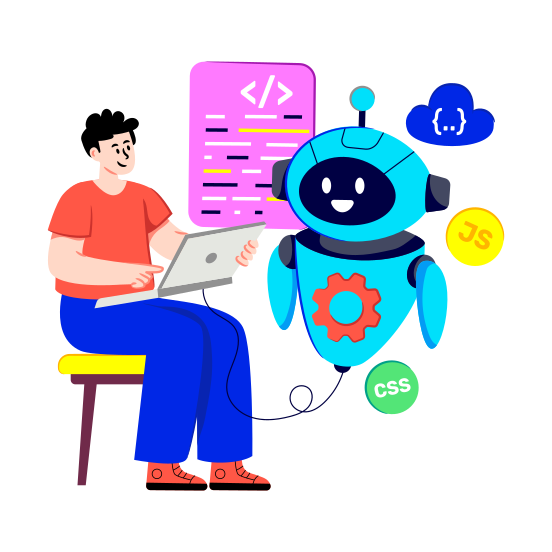 Ai Coding, Ai Programmer, Ai Developer, Artificial Intelligence, Ai Technology illustration
