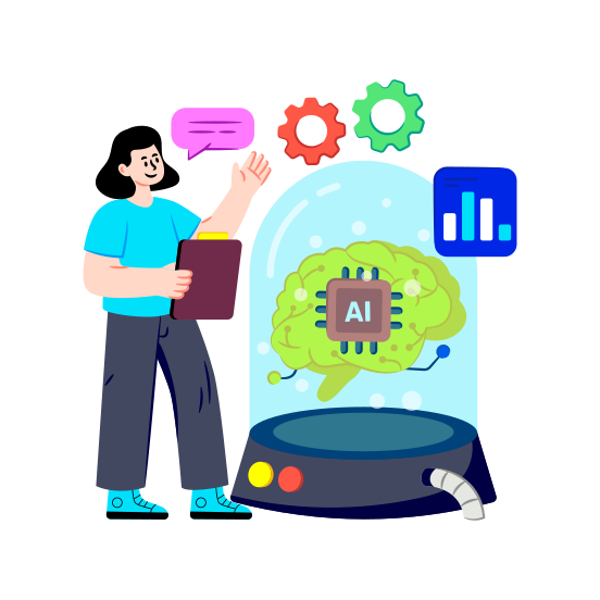 Ai Learning, Ai Mind, Machine Learning, Artificial Intelligence, Ai Technology, illustration