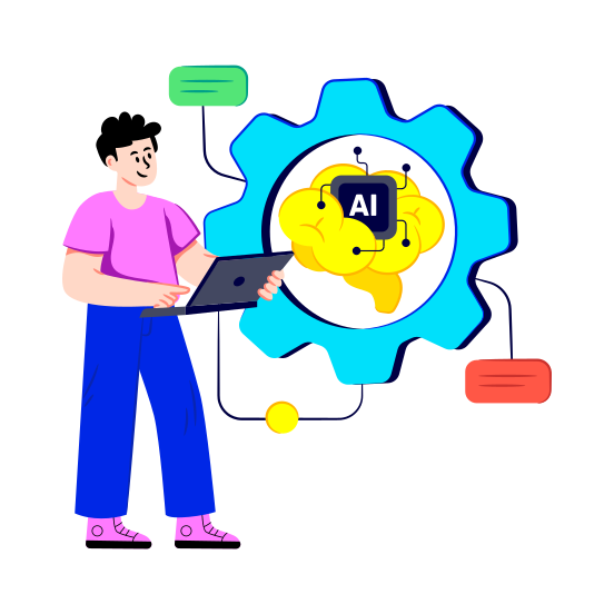 Brain Setting, Brain Management, Brain Development, Mind Setting, Mind Management illustration