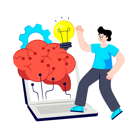 Creative Thinking, Brain Development, Mind Development, Thinking Management, Thinking Development, illustration