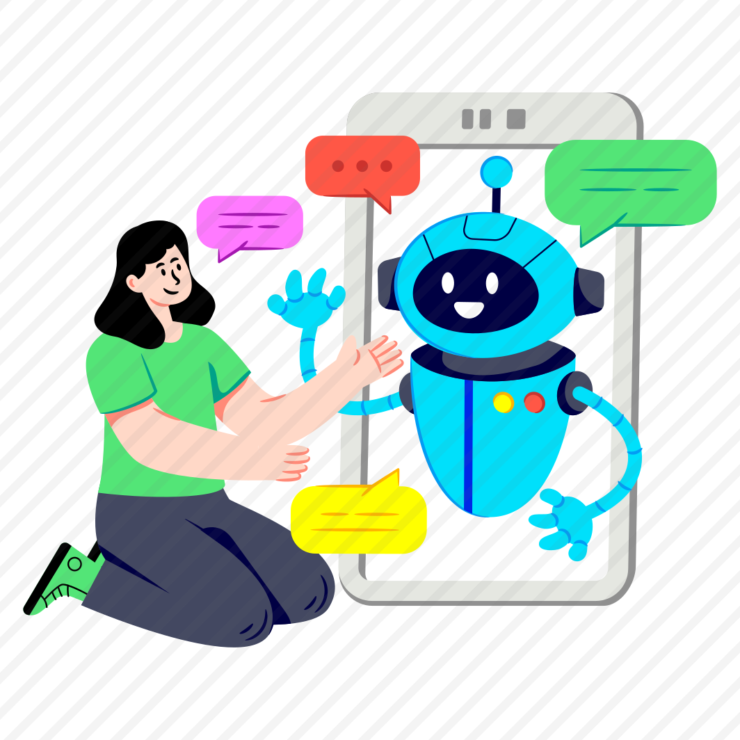 Talkbot Application, Chatbot, Artificial Intelligence, Ai Interaction, Human Robot Communication preview