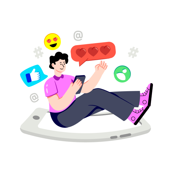 Customer Rating, Customer Review, Social Media Feedback, Online Feedback, Customer Response illustration