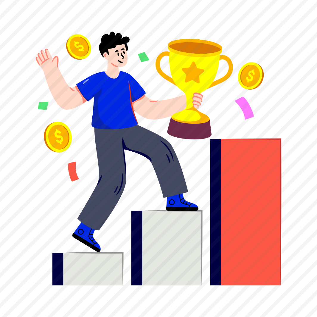 Business Award, Business Reward, Business Achievement, Successful Businessman, Business Trophy, preview