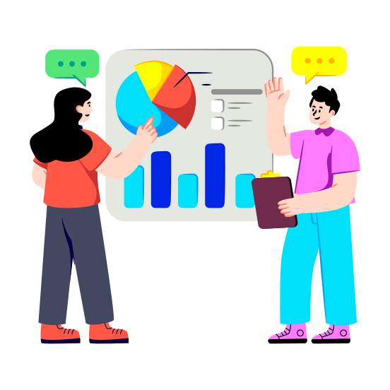 Business Conversation, Business Discussion, Business Negotiation, Business Chatting, Business Communication, illustration